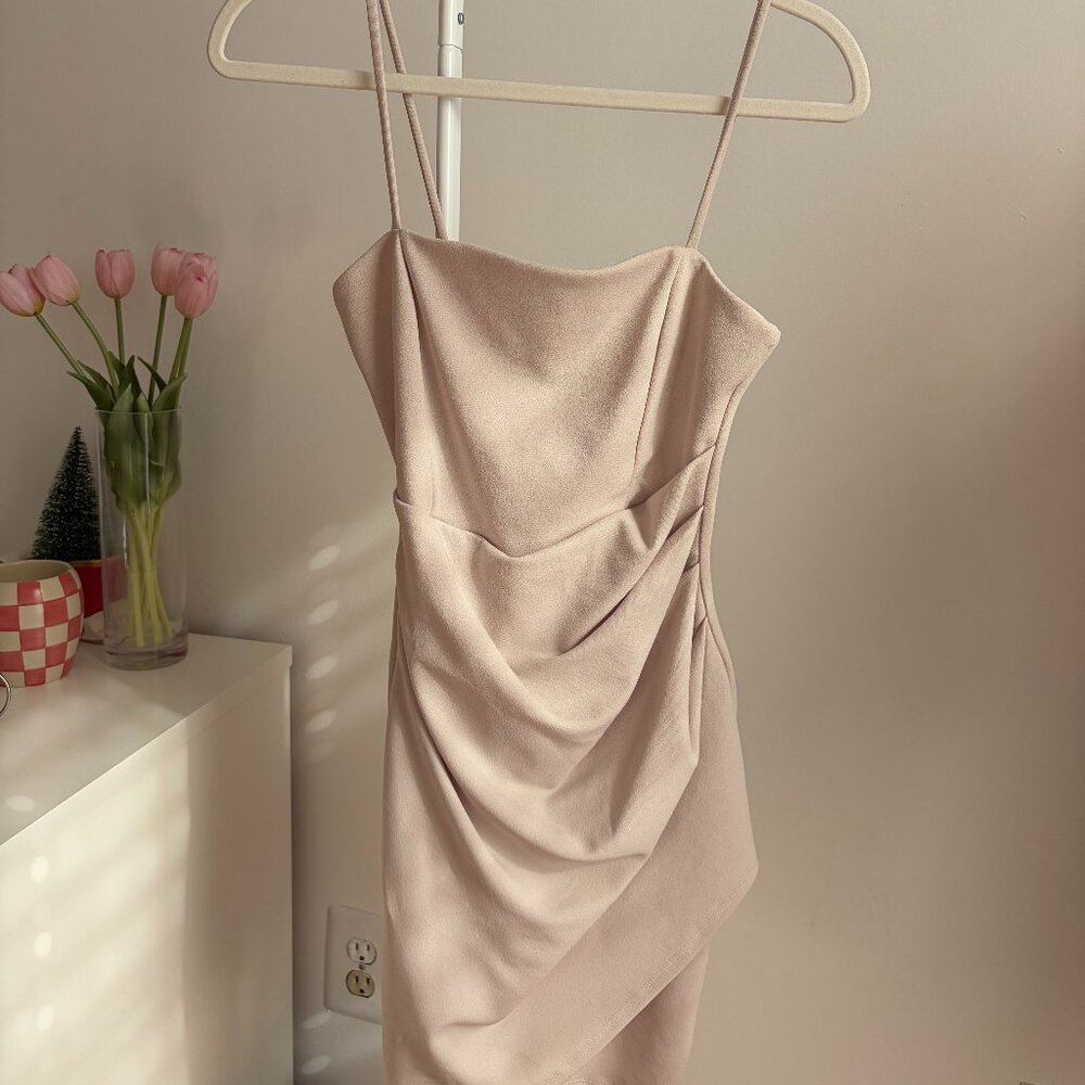 Windsor | cream mini dress